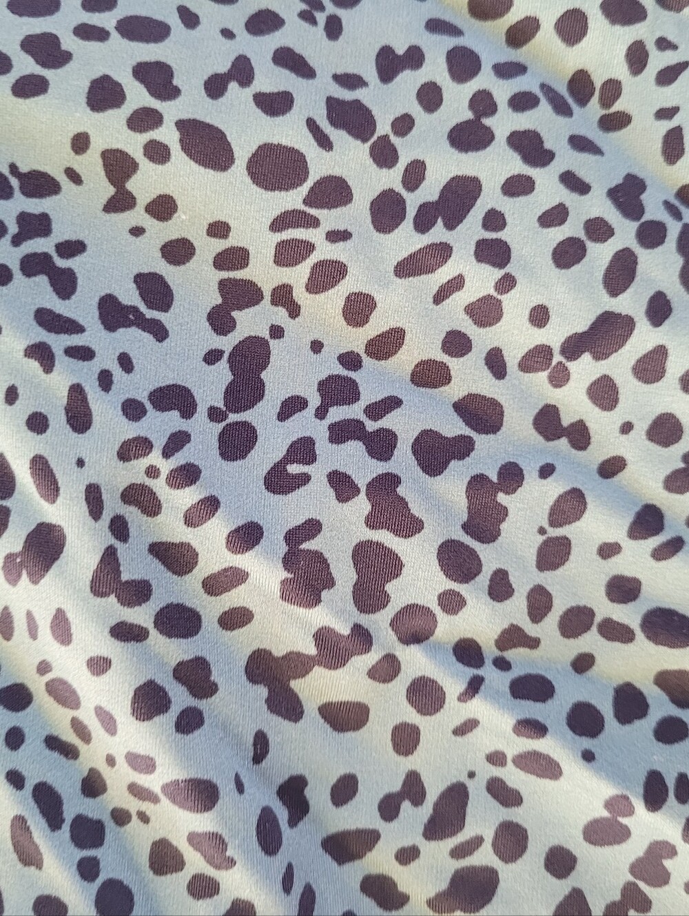 Kona Sol Teal and Black Leopard Print Tankini - Picture 2 of 4